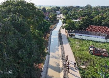 Modernisasi Irigasi di Lumbung Padi Terbesar di Indonesia Kini Telah Difungsikan