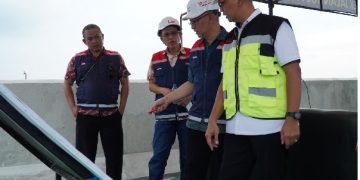 Hutama Karya: KSP Tinjau Progres Pembangunan JTTS Ruas Palembang-Betung-Tempino-Jambi di Jembatan Musi V