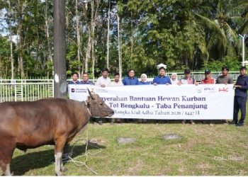 Meningkat Setiap Tahun, Hutama Karya Salurkan Hewan Kurban pada Momentum Idul Adha 1447 H