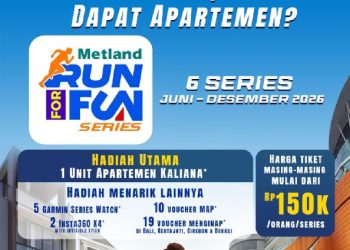Metland Gelar Run for Fun Series 2026 di Proyek-Proyek Unggula dengan Hadiah Utama Apartemen