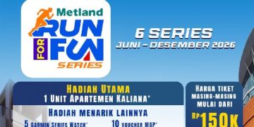 Metland Gelar Run for Fun Series 2026 di Proyek-Proyek Unggula dengan Hadiah Utama Apartemen