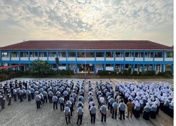 WIKA Beton (WTON) Pasang Beton Porous Untuk Lapangan Sekolah di Bogor