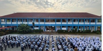 WIKA Beton (WTON) Pasang Beton Porous Untuk Lapangan Sekolah di Bogor