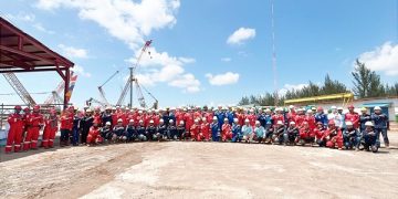 PC Ketapang II Ltd. Gelar First Steel Cutting Ceremony Proyek Pengembangan Lapangan Bukit Panjang