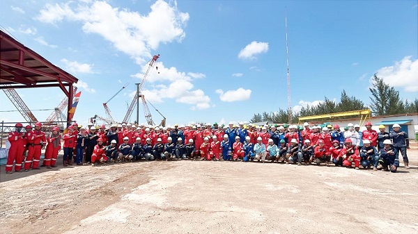 PC Ketapang II Ltd. Gelar First Steel Cutting Ceremony Proyek Pengembangan Lapangan Bukit Panjang