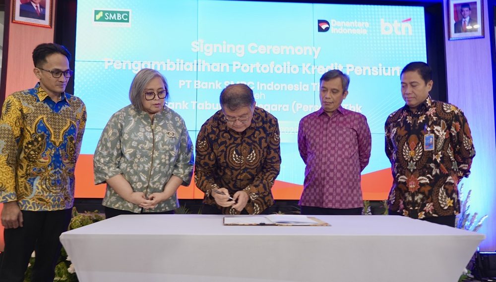 SMBC Indonesia dan BTN Resmikan Pengalihan Portofolio Kredit Pensiun