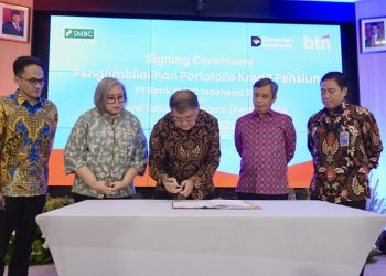 SMBC Indonesia dan BTN Resmikan Pengalihan Portofolio Kredit Pensiun