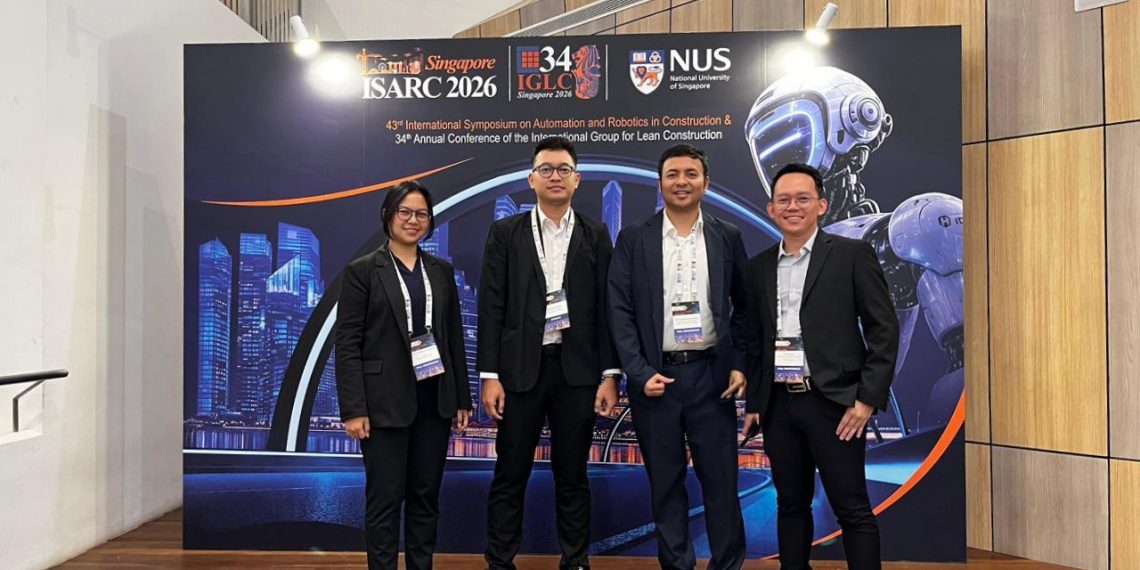 Dari Proyek Strategis ke Panggung Dunia, Hutama Karya Paparkan Empat Riset Lean Construction di ISARC–IGLC 2026 Singapura