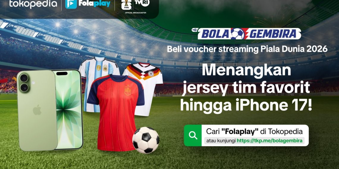 Resmi! IRSX Gandeng Tokopedia, Jadi Mitra Distribusi Voucher FolaPlay Bola Gembira di Indonesia
