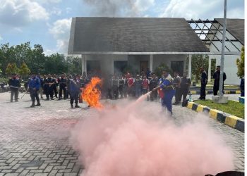 Hamawas Gelar Pelatihan dan Simulasi Pemadam Kebakaran di Tol Kutepat