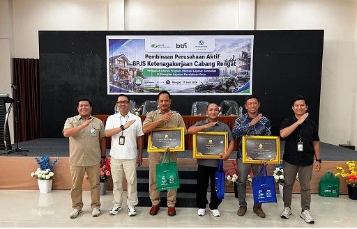 PT Inecda Kembali Raih Penghargaan, Diapresiasi BPJS Ketenagakerjaan atas Perlindungan Pekerja Rentan melalui Program CSR