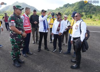 Kunjungi Pulau Banda, Menteri PU Rencana Bangun Ulang Bandara Bandaneira