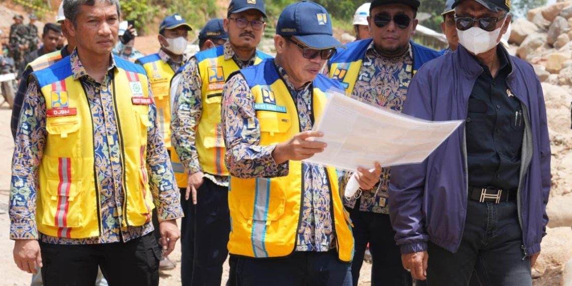 Menteri Dody Tinjau Pembangunan Sabo Dam di Sungai Aek Sigala-gala, Percepat Penanganan Pascabanjir