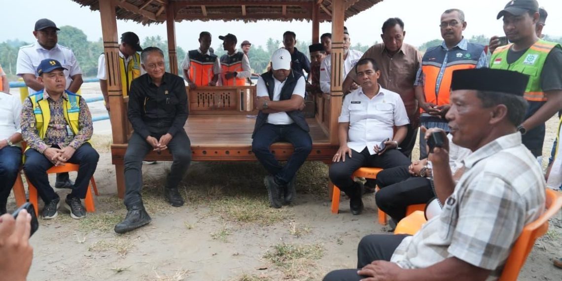Dukung Produktivitas Petani Bireuen, Menteri Dody Pastikan Rehab-Rekon D.I Pante Lhong Dipercepat