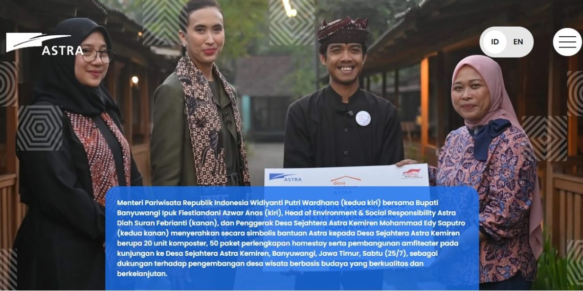 Menteri Pariwisata Kunjungi Desa Sejahtera Astra Kemiren, Perkuat Pengembangan Desa Wisata Berbasis Budaya
