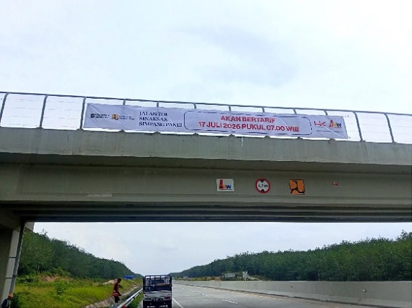 Mulai 17 Juli 2026, Tarif Tol Kuala Tanjung – Tebing Tinggi – Parapat Segmen Sinaksak – Simpang Panei Diberlakukan