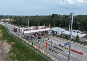 Wakil Presiden Tinjau Tol Palembang-Betung dan Betung-Tempino-Jambi