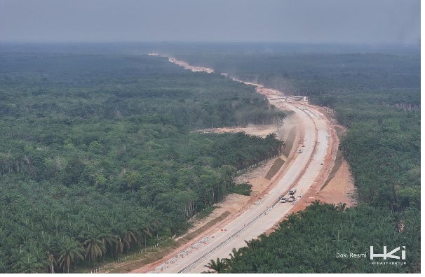 HKI Genjot Pembangunan Tol Betung-Jambi Seksi 1B, Progres Capai 31 Persen