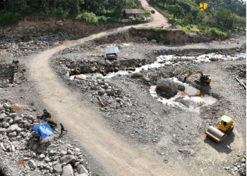 Lindungi Kawasan Pesisir, Pengamanan Pantai Lampu Satu Merauke Terus Dilanjutkan