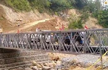 Jembatan Bailey Wih Kanis di Aceh Tengah Difungsikan, Konektivitas Masyarakat Kembali Pulih