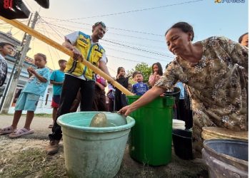 Bantuan Air Bersih Disalurkan untuk Masyarakat Terdampak Kekeringan di Lebak
