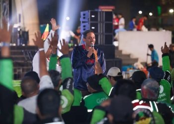 Kementerian UMKM dan Driver Ojol Satukan Semangat Lewat Nobar Piala Dunia
