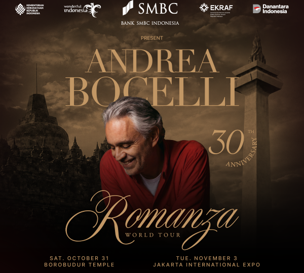 Di Konser Andrea Bocelli Romanza 30th Anniversary World Tour Indonesia, Bank SMBC Tawarkan Diskon Besar-besaran