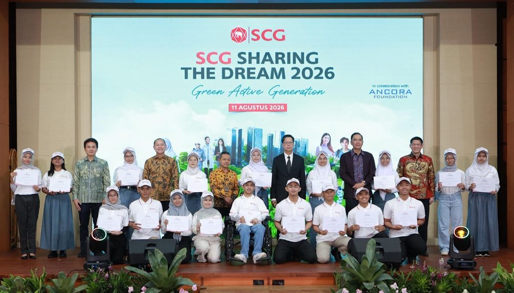 SCG Dorong Generasi Muda Jadi Penggerak Perubahan Lewat Sharing the Dream 2026