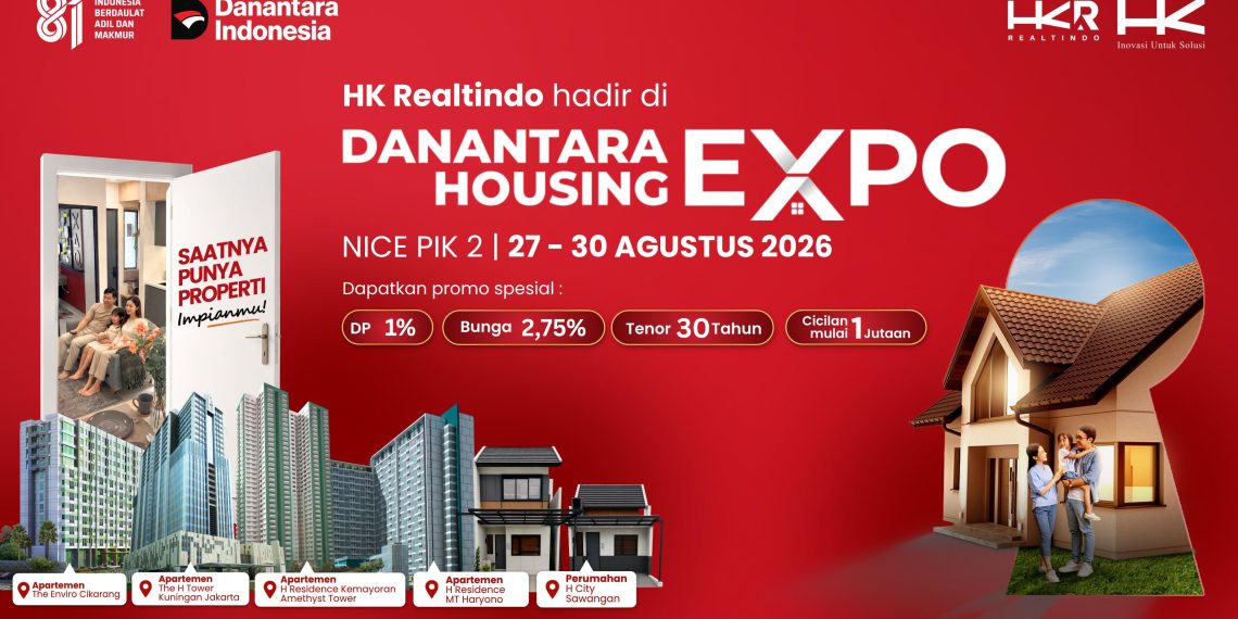 HK Realtindo Hadir di Danantara Housing Expo 2026, Tawarkan Beragam Hunian dengan Skema Pembiayaan Bunga 2,75%