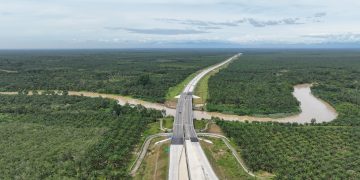 Lakukan Pemeliharaan Oprit Jembatan Batang Serangan, Hutama Karya Uji Coba Contraflow di KM 55 Tol Binjai–Langsa