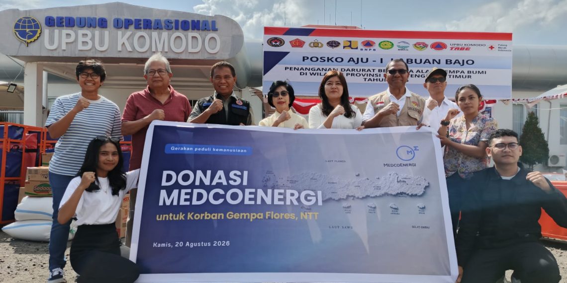 MedcoEnergi Salurkan Bantuan Logistik bagi Masyarakat Terdampak Gempa NTT