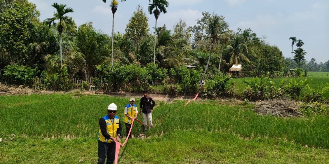 Atasi Kekeringan Lahan Pertanian Sarolangun, Pompa Air Dikerahkan