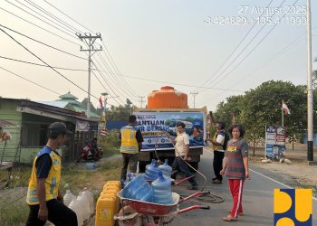Penuhi Hajat Hidup Masyarakat, Air Bersih Disalurkan di Nabire