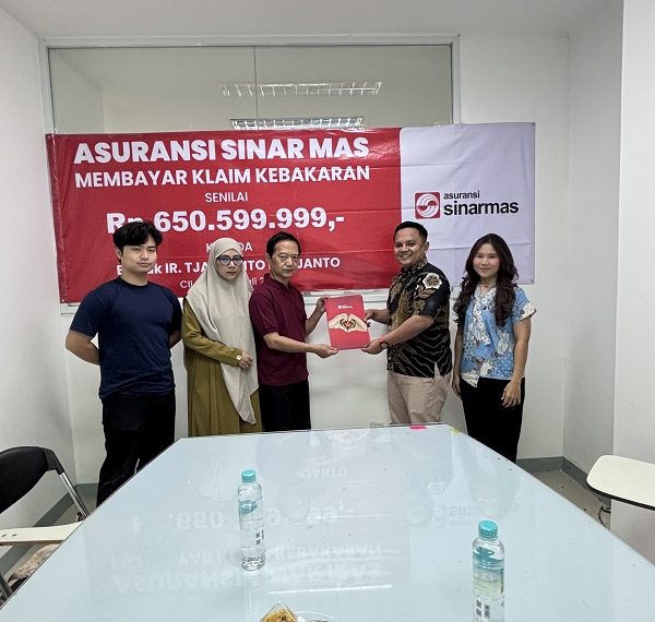 Asuransi Sinar Mas Bayarkan Klaim Property All Risks Rp650 Juta dalam Dua Hari Kerja