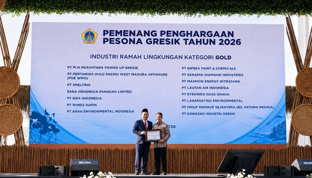 Di Hari Lingkungan Hidup Sedunia, LAI Gresik Raih Penghargaan Gold Industri Ramah Lingkungan