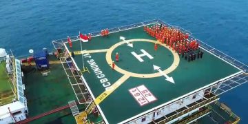 Kru Rig Pertamina Drilling Gelar Upacara Bendera, Tetap Semangat di Tengah Operasional