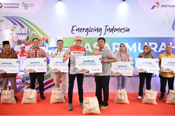 Pertamina Drilling Gelar Pasar Murah, Salurkan 1.000 Paket Sembako Bersubsidi untuk Warga Prabumulih