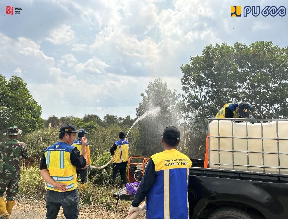 Penanganan Dampak El Nino 2026, Kementerian PU Bantu Pemadaman 141 Titik Api Karhutla