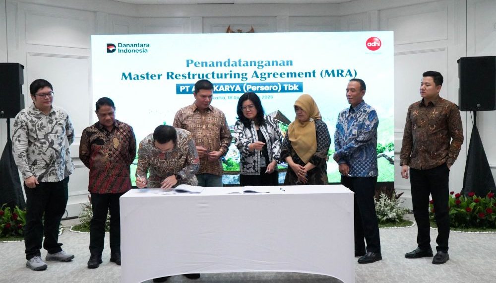 Teken MRA, ADHI Masuki Tahap Restrukturisasi dengan Lembaga Kreditur