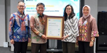 BSI Jadi Bank Pertama di Indonesia Raih Sertifikasi ISO/IEC 27701:2025