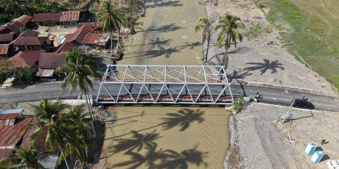 Jembatan Lumut Aceh Tengah Rampung 100 Persen, Akses Warga Pulih Pascabencana