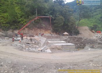 Banjir Kembali Terjang Jembatan Aih Bobo, Akses Segera Dipulihkan