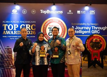 Dorong Tata Kelola yang Adaptif, HKA Raih Dua Penghargaan TOP GRC Awards 2026