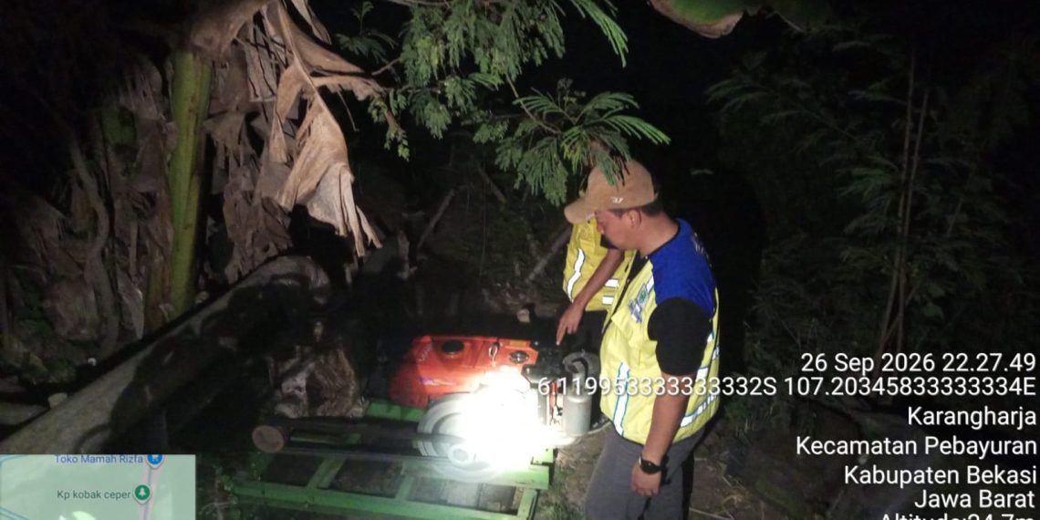 Tiga Pompa Dioperasikan untuk Tangani Kekeringan Sawah di Bekasi