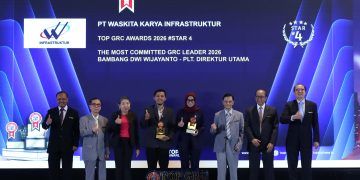 Waskita Karya Infrastruktur Raih Dua Penghargaan TOP GRC Awards 2026, GRC Jadi Penopang Pertumbuhan Berkelanjutan