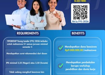 Pendaftaran Beasiswa FIFGROUP Young Leader 2026 Dibuka, Dukung Generasi Pemimpin Muda