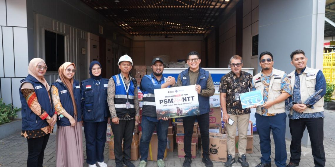 Kolaborasi dengan Stakeholder Terkait, PSM Salurkan Bantuan ke Korban Gempa NTT