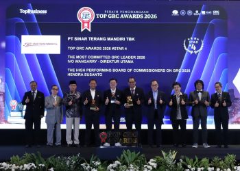 Sinar Terang Mandiri Raih Tiga Penghargaan TOP GRC Awards 2026