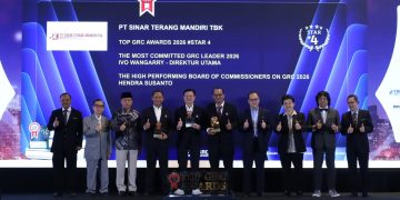 Sinar Terang Mandiri Raih Tiga Penghargaan TOP GRC Awards 2026