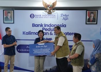 BI Salurkan Bantuan ke 7 Provinsi Terdampak Karhutla